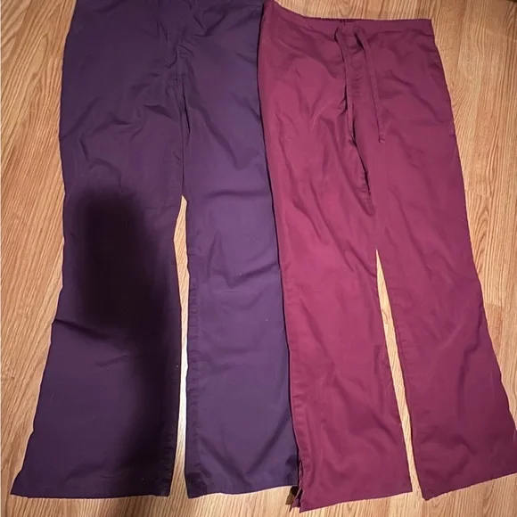 Women's Purple and Burgundy Pants - Picture 2 of 8